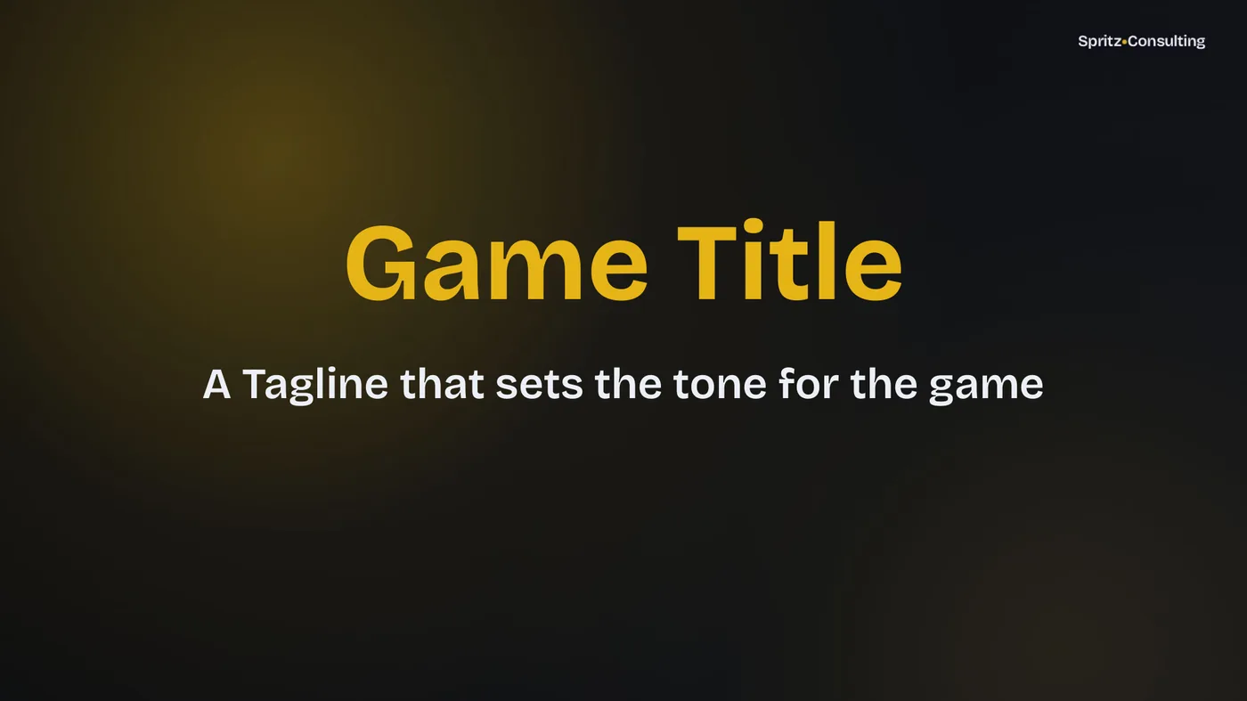 Pitch deck template, slide 1 preview